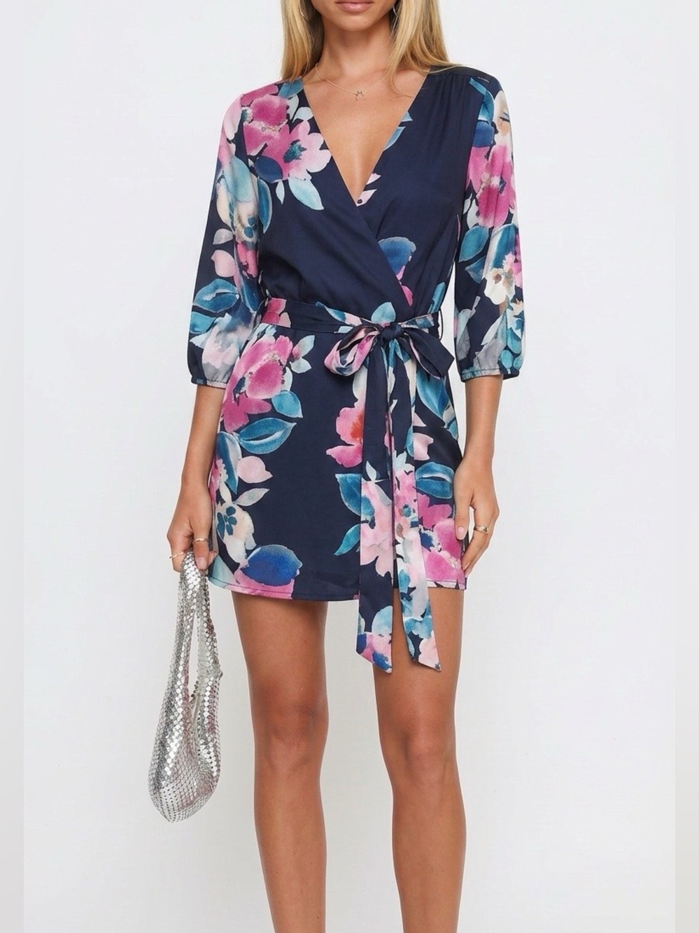 SALE‼️CJ Floral Belted Amy Romper
